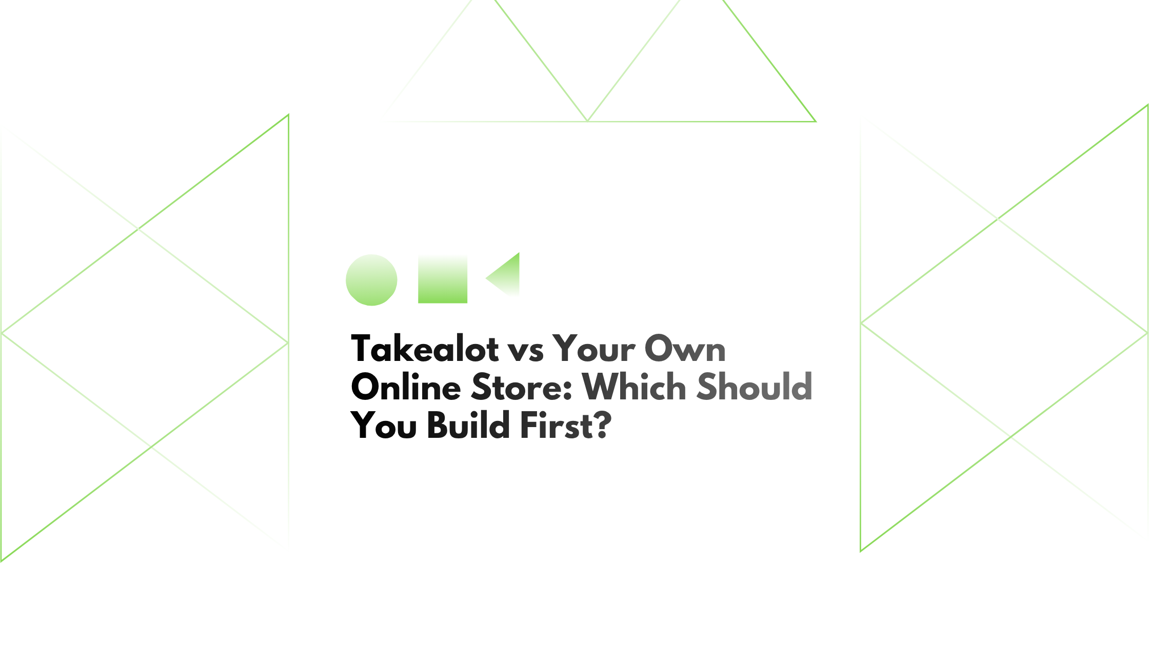 Takealot vs Your Own Online Store