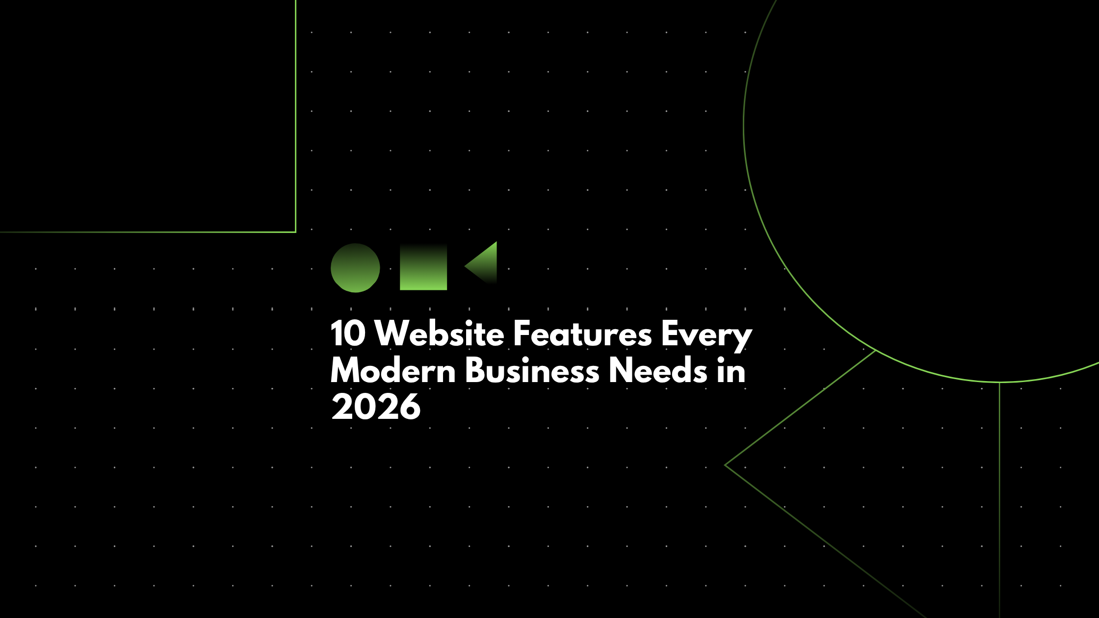 Website Features Modern Businesses Need