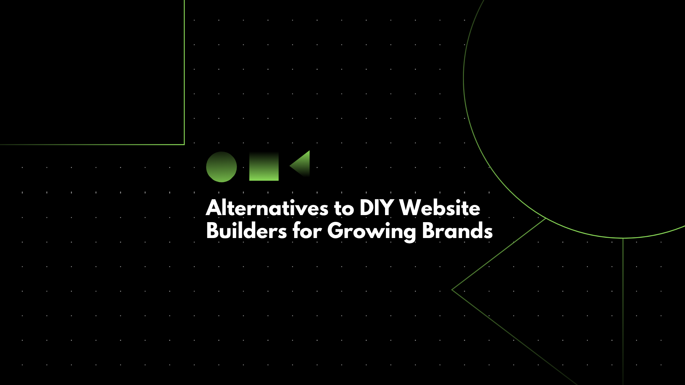 Alternatives to DIY Website Builders