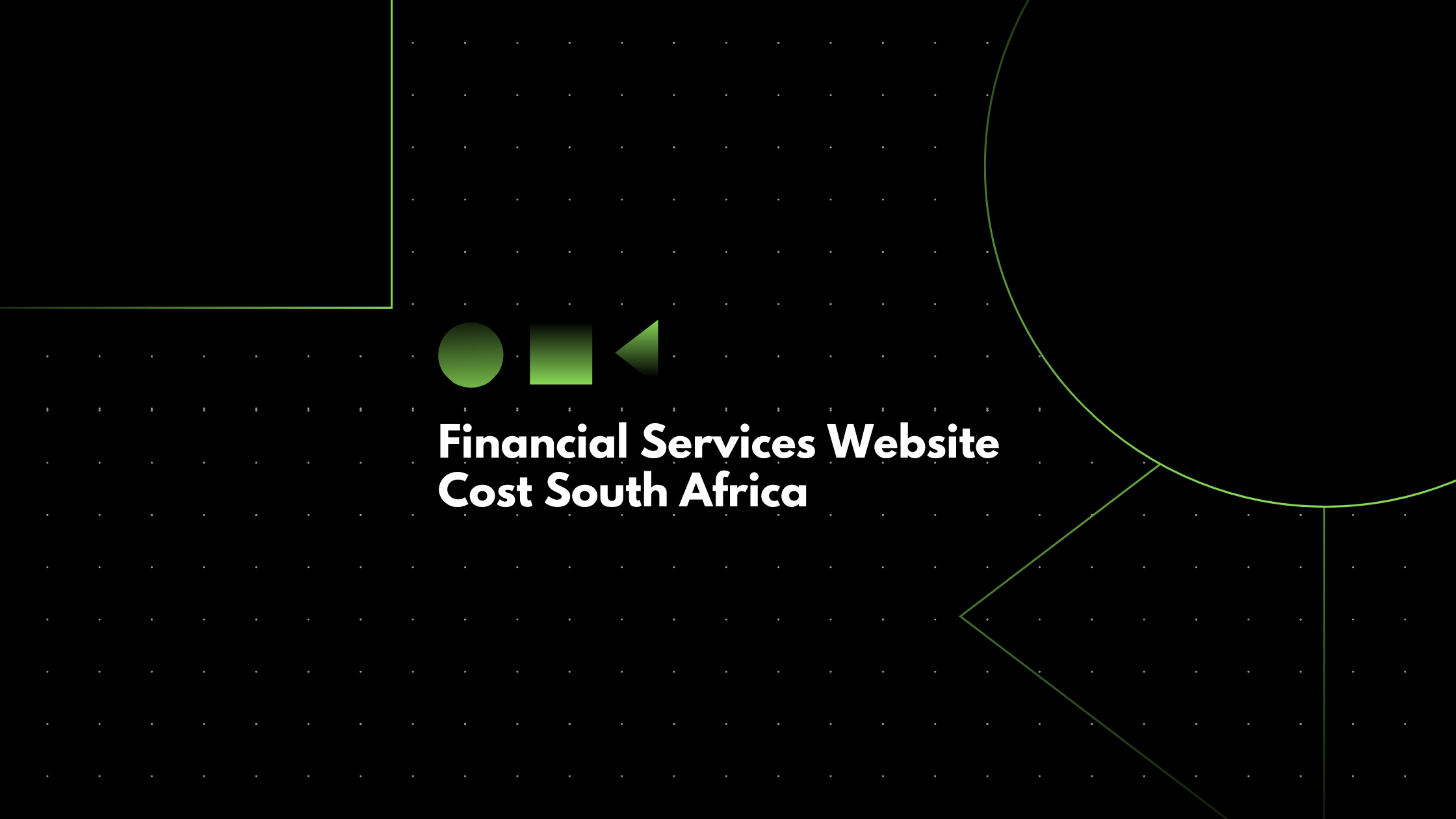 Financial Services Website Cost (SA)
