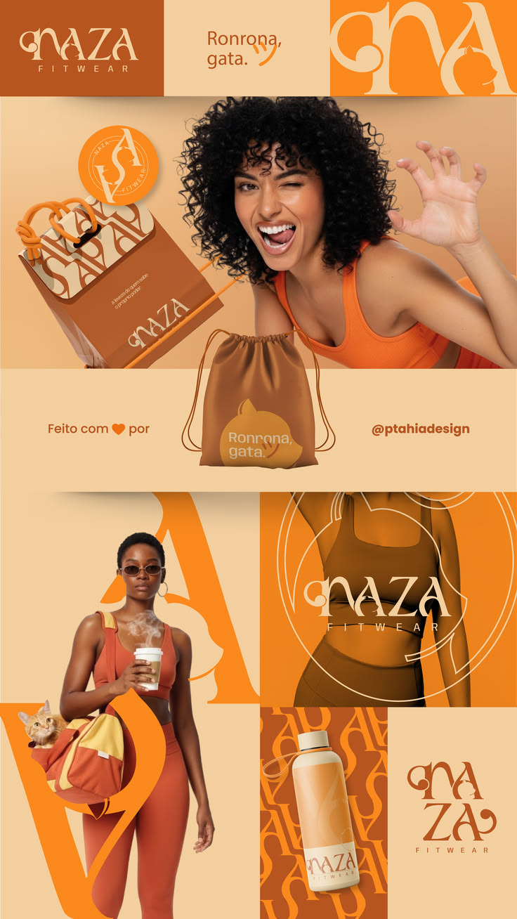 Fitwear fashion brand identity