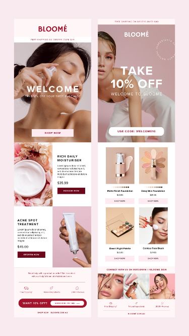 Email marketing campaign example