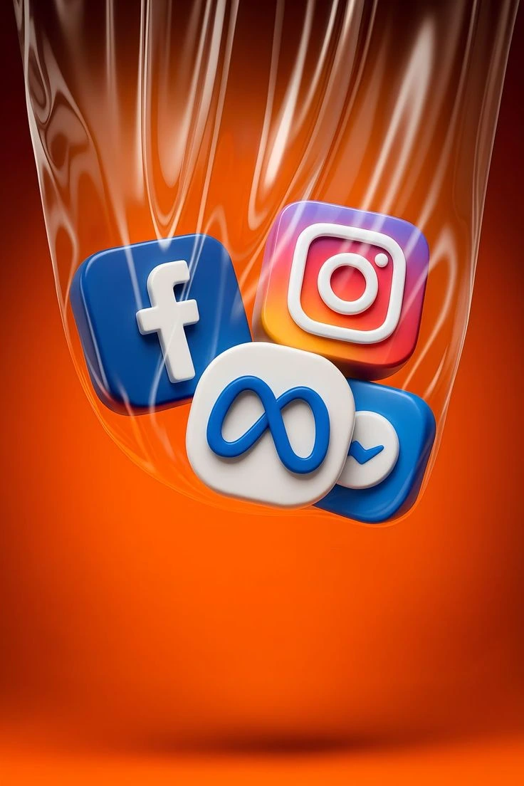 Social media management, brand presence on Instagram and Facebook