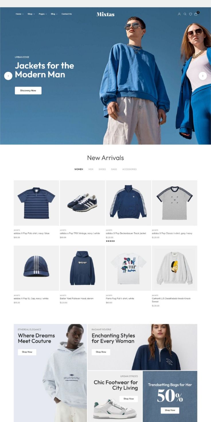 Ecommerce website preview 2