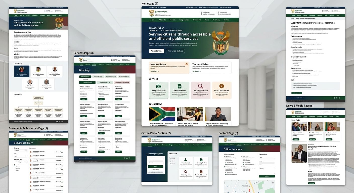 Government department website