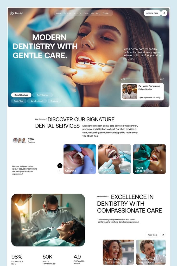 Healthcare website preview 2