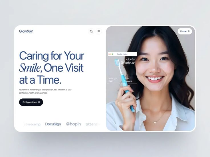 Healthcare website design example 5