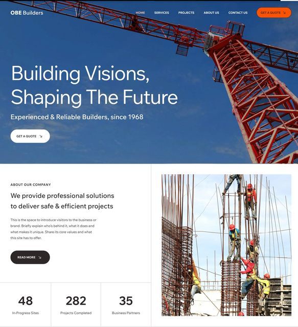 Professional Services website preview 3
